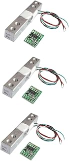 Warmhm 3 Stück 10 Hx711 Drucksensor Automatisierte Montage Wägezelle Druckwiderstand Dehnung Halbbrückensensor Wägezelle V...