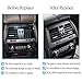 QOYGZ Car Rear Air Conditioning AC Vent Grille Outlet Panel Cover Replacement for BMW X5 X6 F15 F16 F85 F86 64229252012 64229252013(Black-Rear Model B)