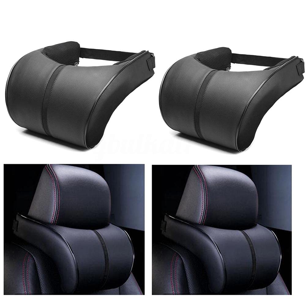 Auto-Nackenstützkissen, Auto-Kopfstütze, Nackenkissen, Memory-Schaum-Kissen, Sitzkopf-Nackenstütze, Kopfschutz, Rückenlehnenkissen, Kopfstützenkissen