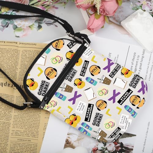 VAMSII Theater Tech Gift Stage Crew Crossbody Bag Stage Manager Travel Bag Theater Tech Crew Gift3
