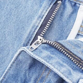 Mens Ripped Jeans Relaxed Fit Straight Leg Y2K Denim Pants Hip hop Streetwear Trousers - Image 5