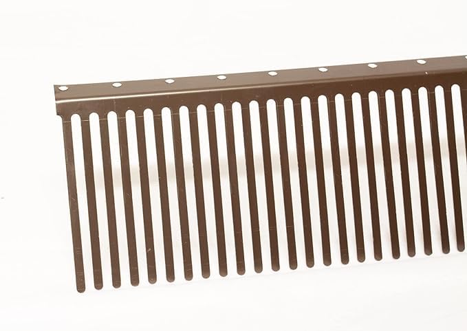 Dissuasori Pettine per piccioni Anti Uccelli da Balcone - Spuntoni per Piccioni in Lamiera TDM 1 mt per Qualsiasi Superficie - 25pz x 1 mt
