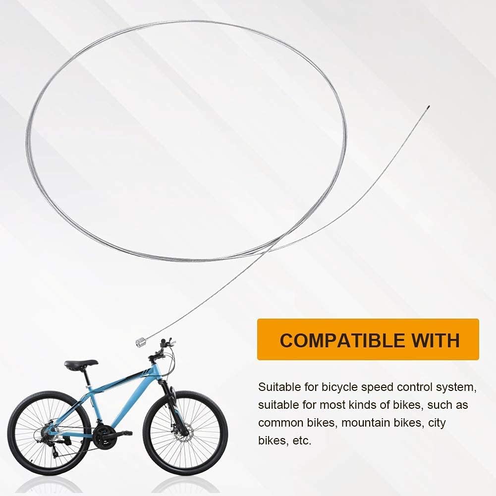 Tyenaza Cavo Cambio Bici, Cavo Cambio Bici Inox, 10 Pezzi Cavo Cambio Bici Cavo Cambio Strada Cavi Cambio Bici Premium Kit Cavo Cambio Bicicletta per Mountain Road City Bicycle