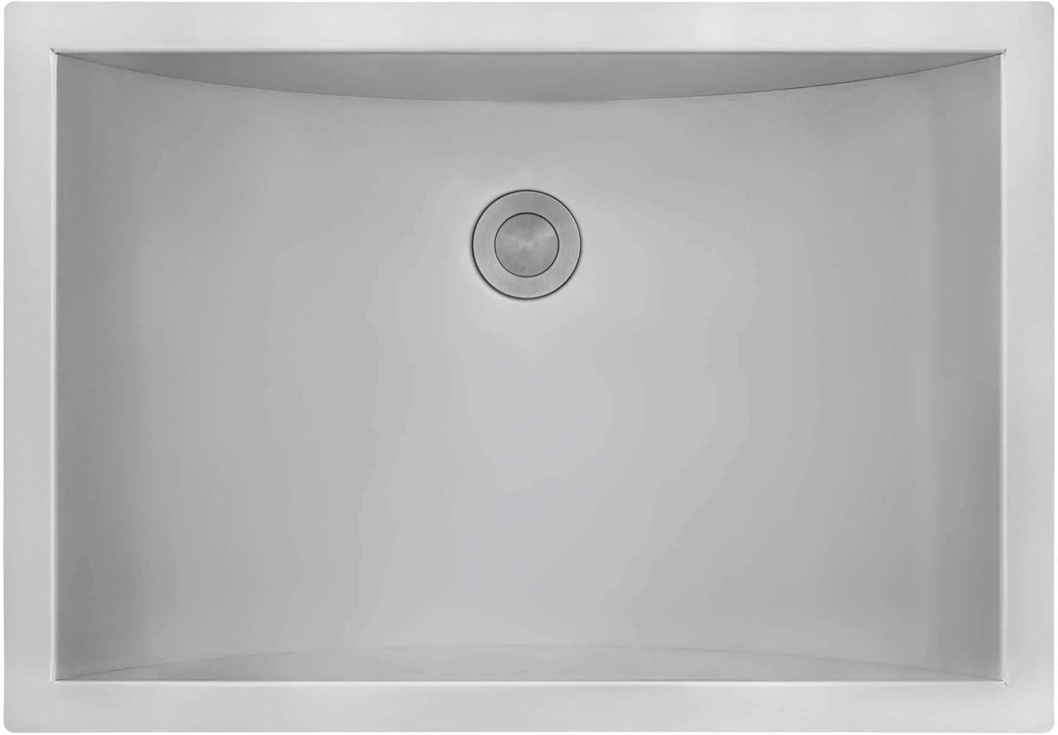 Ruvati 16 x 11 inch 16 Gauge Stainless Steel Bathroom Sink - Rectangular Bathroom Sink with Brushed Finish hides scratches, Easy-to-Clean Undermount Sinks - RVH6107
