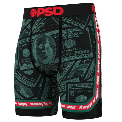 PSD Men's Gemstone Print Boxer Briefs - 7 Inch Inseam Breathable and Supportive Men's Underwear with Moisture-Wicking Fabric3