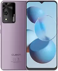 CUBOT A10, Smartphone Android 14, 6.56 Polegadas 90Hz, 12GB RAM, 128GB, Câmera 48MP, Bateria 5100mAh, Dual SIM 4G (Roxo)