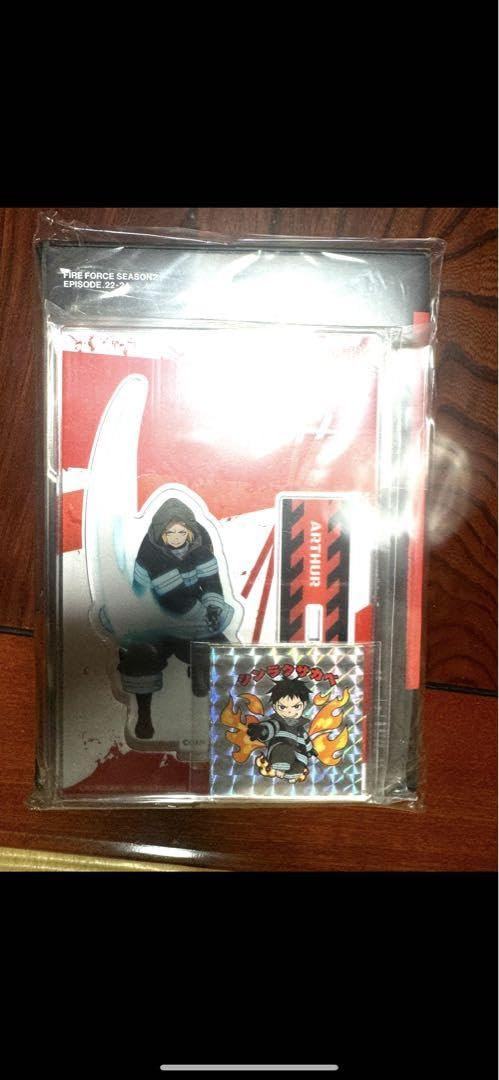 炎炎の消防隊 二ノ章DVD 全巻セットアクリルスタンド、シール付き