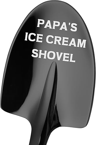 Regalos de Navidad para papá de parte de nietos, regalos de cumpleaños para abuelos, regalos personalizados para abuelos, pala de helado para papá