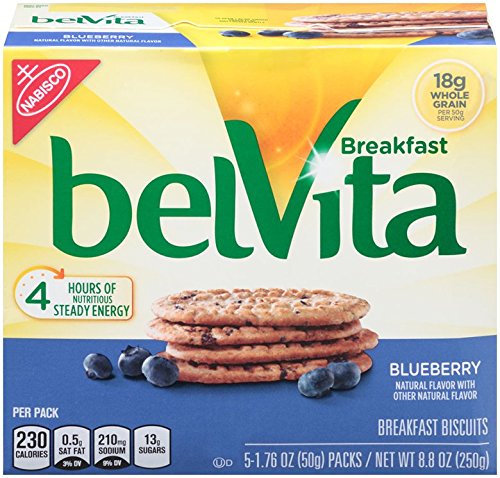 Belvita Breakfast Biscuit, Blueberry, 8.8 Ounce (Pack of 3)