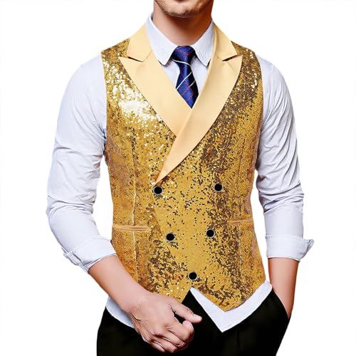 Gilet à sequins sur mesure WWricotta élégant et structuré pour femme
