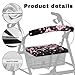 Luarisgur Cherry Blossoms Walker Seat Covers for Ladies Bird Cute Rollator Walker Accessories Patterns Walkers for Seniors with Seat Gift Covers