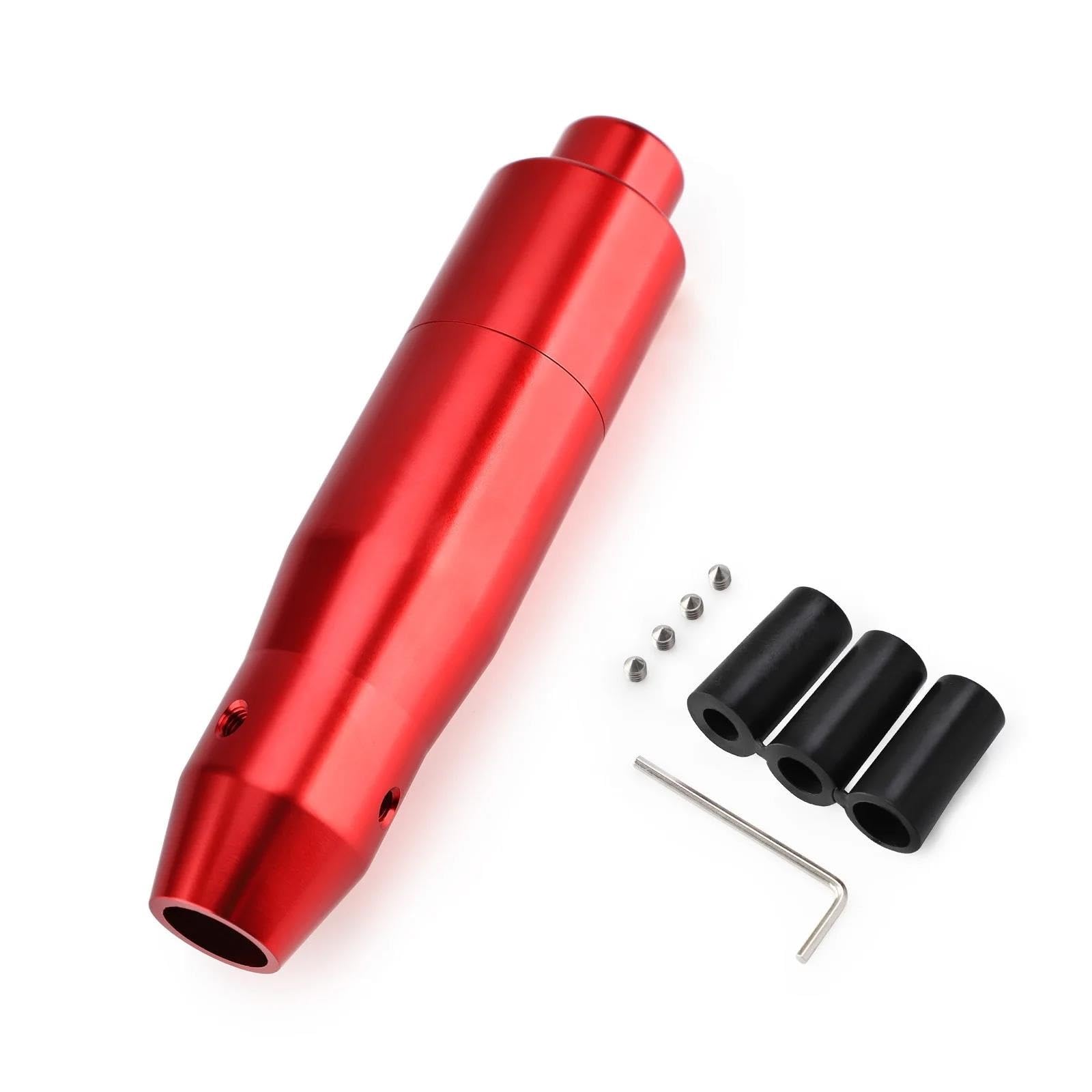 FSOZDBBPL Automotive Parts Universal Aluminum Car Automatic Gear Stick Shift Knob Shifter Lever Car Accessories(RD)