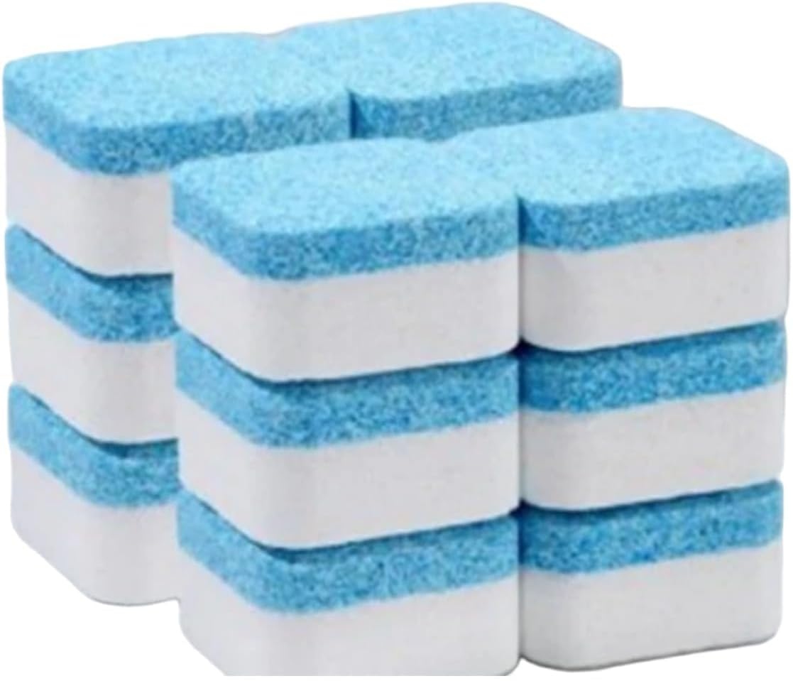 Washing Machine Cleaner Tablets Deep Cleaning for Front Load and Top Load Washers Removes Odor Residue and Limescale Descaling Drum Cleaning Tablets for Fresh and Hygienic Wash