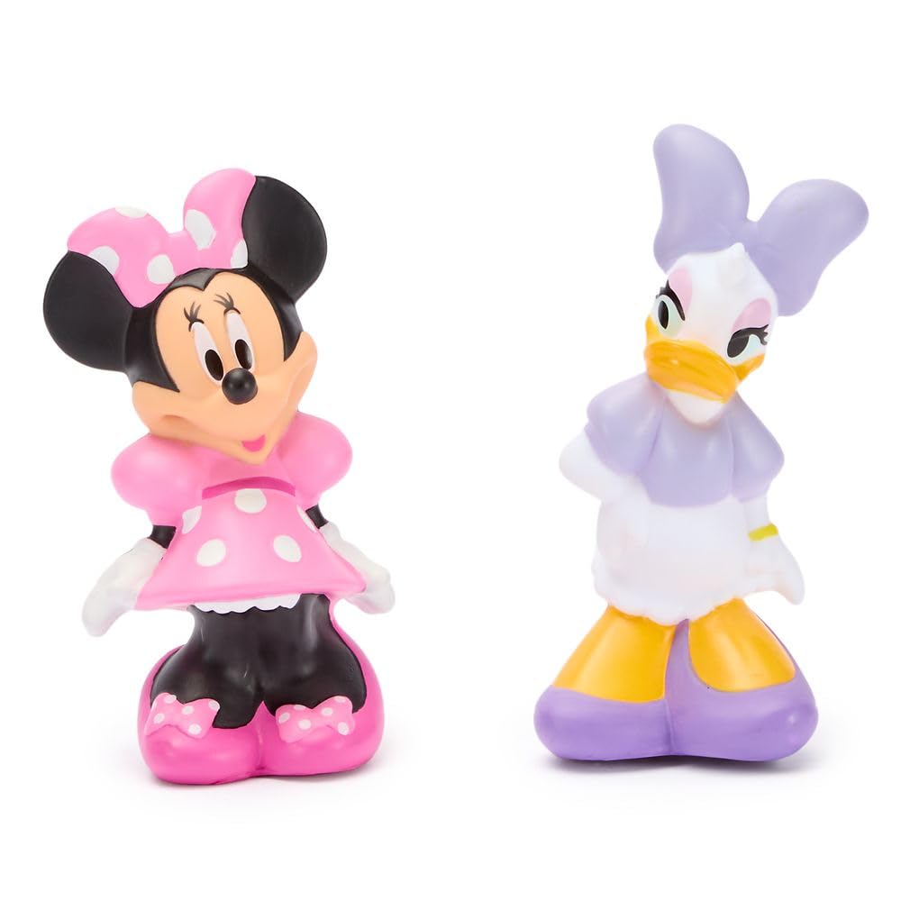 Disney Oficjalny zestaw do kąpieli z myszką Minnie – kompletna kolekcja zabawek do wanny, bezpieczna i zabawna zabawka do kąpieli, autentyczny towar, dla małych dzieci i dzieci, od 3 lat