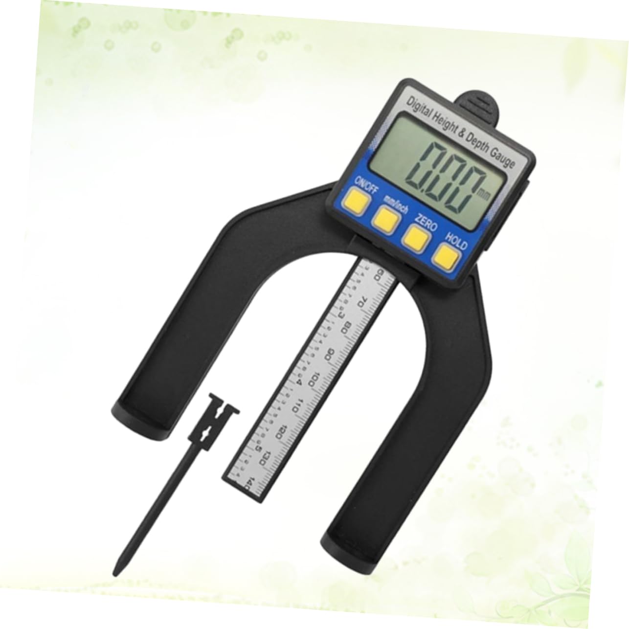 VILLFUL Digitale Dieptemeter Lcd Hoogte Calipers Met Magnetische Voeten Voor Houtbewerking Geen Batterij Nodig Meten Van Router Tafels Diepte