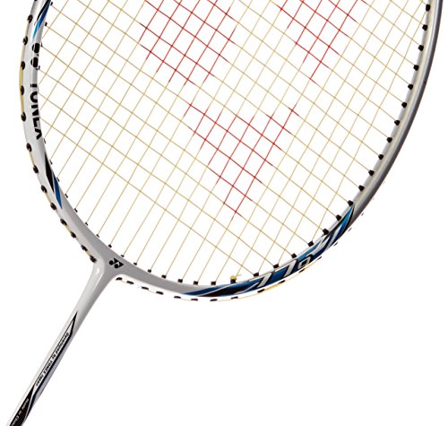 Image of YONEX Nanoray Light 4i Strung Badminton Racquet (White /Blue, G4, 75-79.9 grams, 24 lbs)