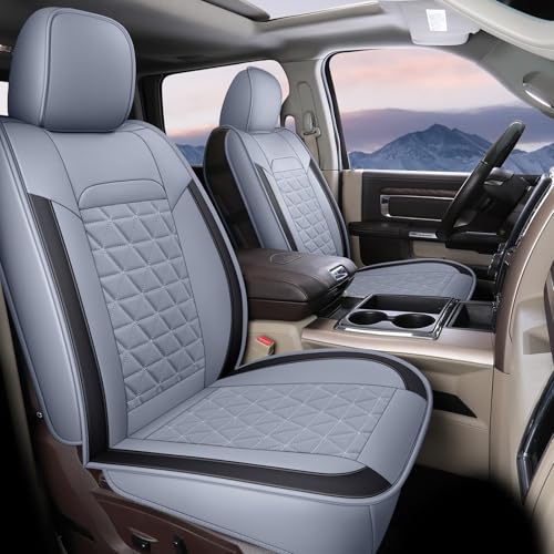 Coverado Seat Covers for Dodge Ram, Waterproof Front Car Seat Covers for…