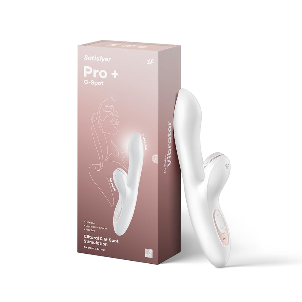 Satisfyer Pro G-Spot Rabbit Vibrator | Adult Clitoris Sucker with 11 Intensity Levels | Massager with 10 Vibration Programs | Rechargeable Battery | Waterproof (IPX7) Sex-Toy for Women