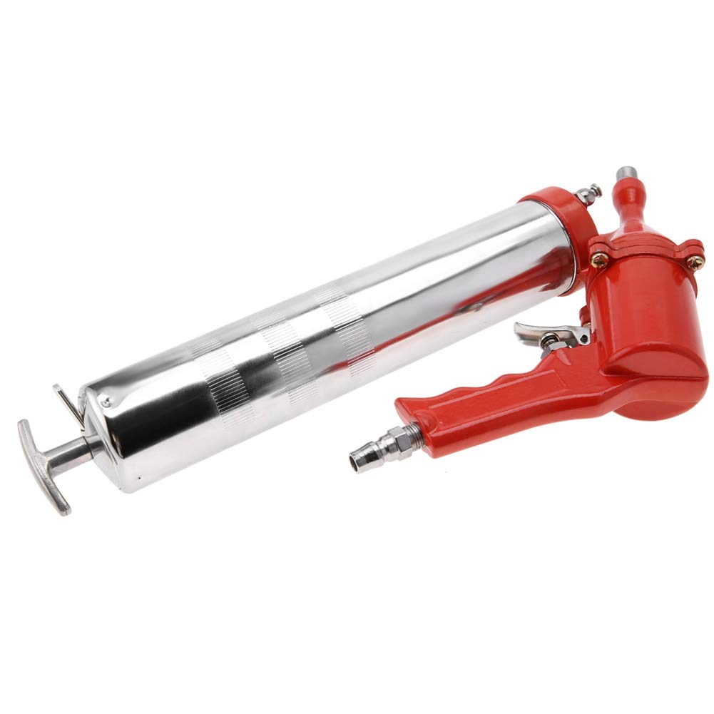 CHICIRIS Pneumatyczny Pistolet do Smarowania 400 Cm3, Smarownica | Robocze Ciśnienie Powietrza 30–150 Psi, Moc Wyjściowa 2800–5600 Psi, Port Wlotowy 1/4 Cala, do Smarowania Koparek