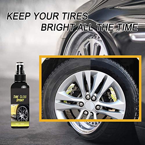 ERTYUI Autoband Gloss Spray Auto Wax Poolse Spray Alle Automotive Tire Shine Plastic Restorer Retreading Agent - Image 7