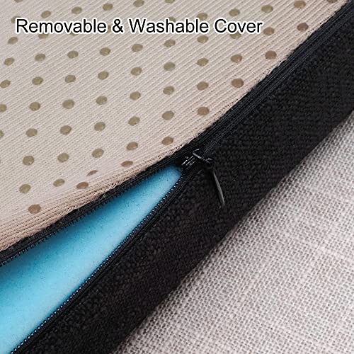 Tromlycs Round Chair Seat Cushion Pad 16 Inch For Circle Stool Chairs Non Slip Decorative Foam Cushion Pillow, 1 Piece, 16 X 16 Inches, Black #TOP4