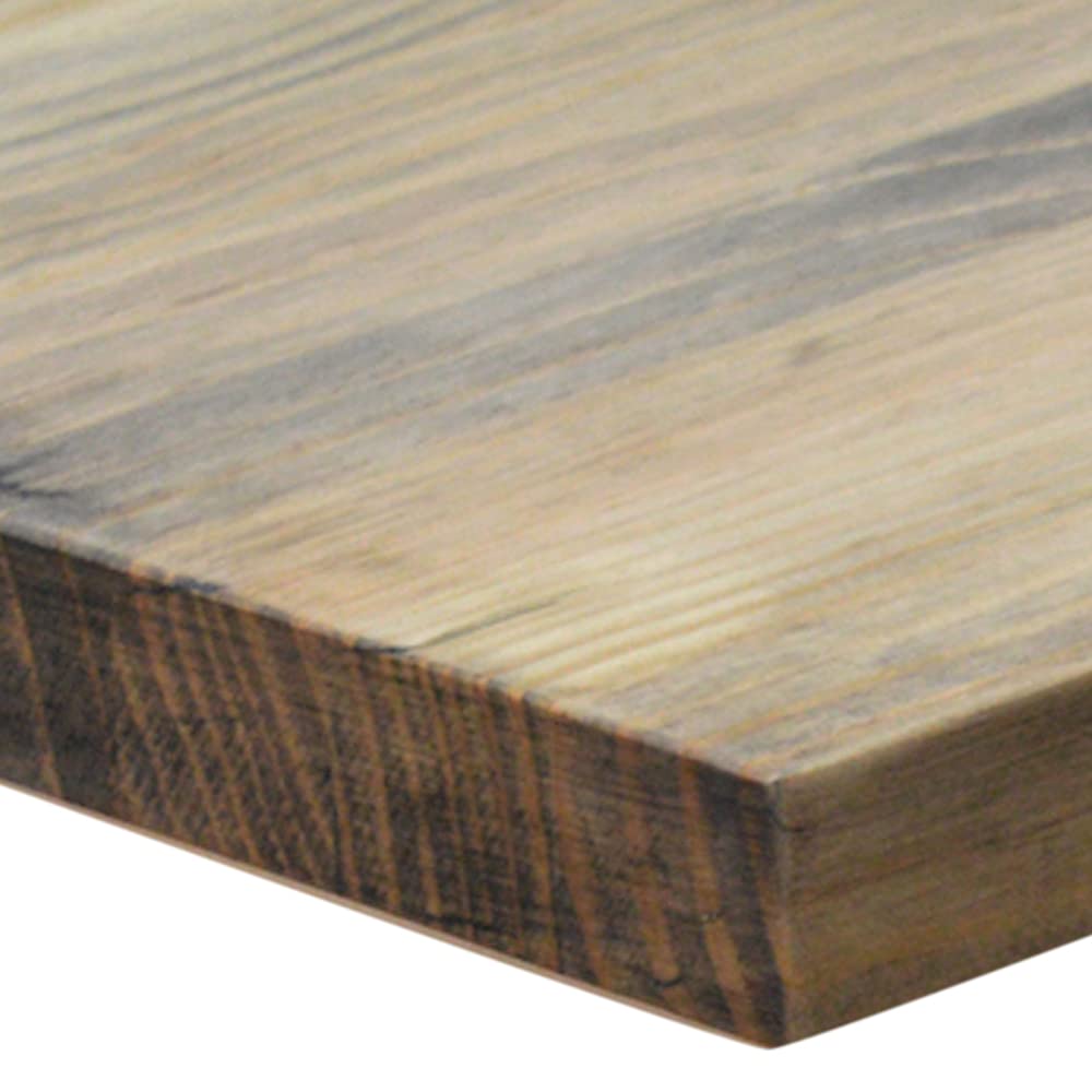 Table bistrot Icub de Pied Central Plateau carré Industriel Vintage 60x60x75h cm Metal Noir