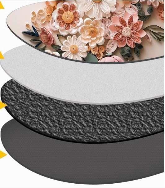 Image of 2025 New 3D Patterned Anti Slip Water Soaking Floor Mat, Water Absorbent Non Slip Bath Mat, Quick Dry Mat for Bathroom, Door Mat for Home, Kitchen, Office (Pack of 1)