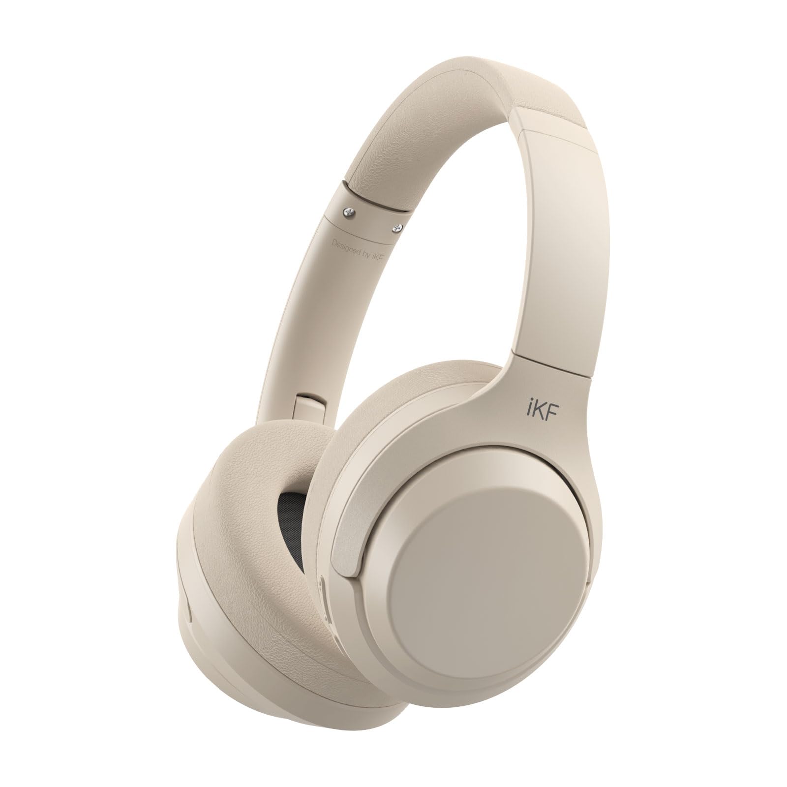 T1 Wireless Bluetooth Headphones Over Ear Wired Headset,Deep Bass,50H Playback,Built-in Mic Foldable & Portable,Compatible iOS/Android (Black) (Offwhite 1.0)