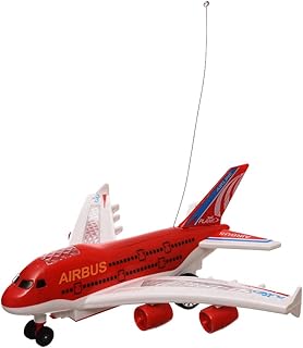 Airbus 1102 light & music remote control airplane - white red