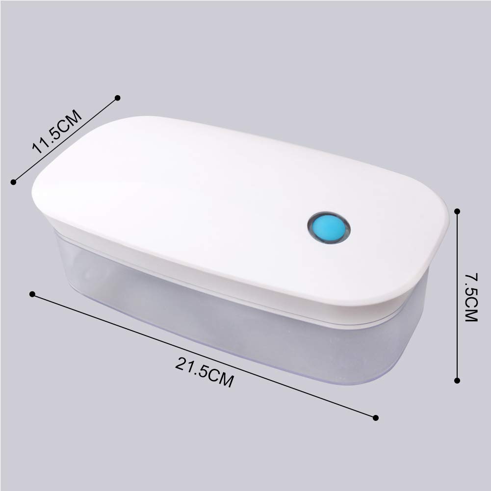 Scatola di disinfezione Sterilizzatore UV Scatola di disinfezione con ozono portatile a onda leggera per asciugamano per necessità quotidiane Nail Beauty Parrucchieri Catering