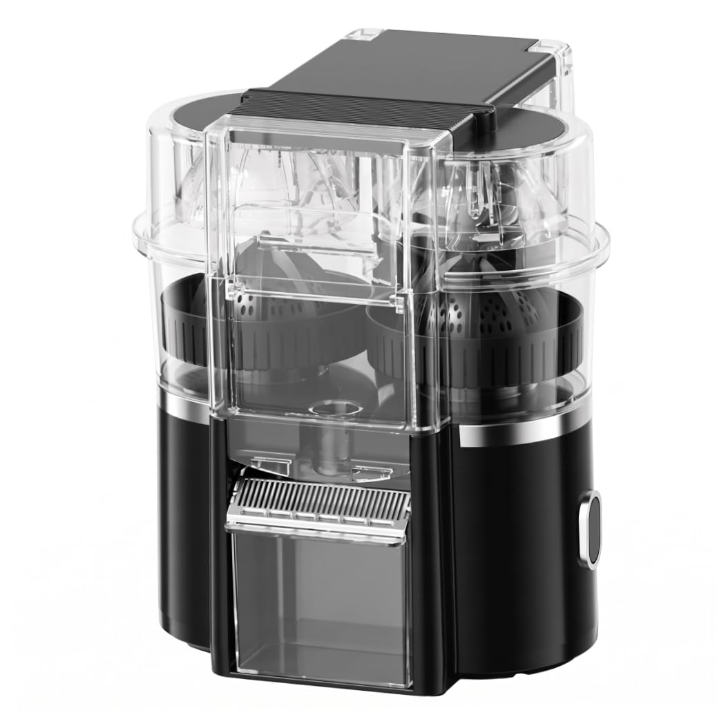 Machine à jus, mini presse-agrumes rechargeable à double puissance, presse froid,