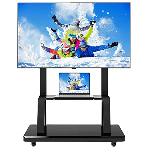 Soporte Universal de TV con Ruedas y Almacenaje para TV 32-75" miniatura 1