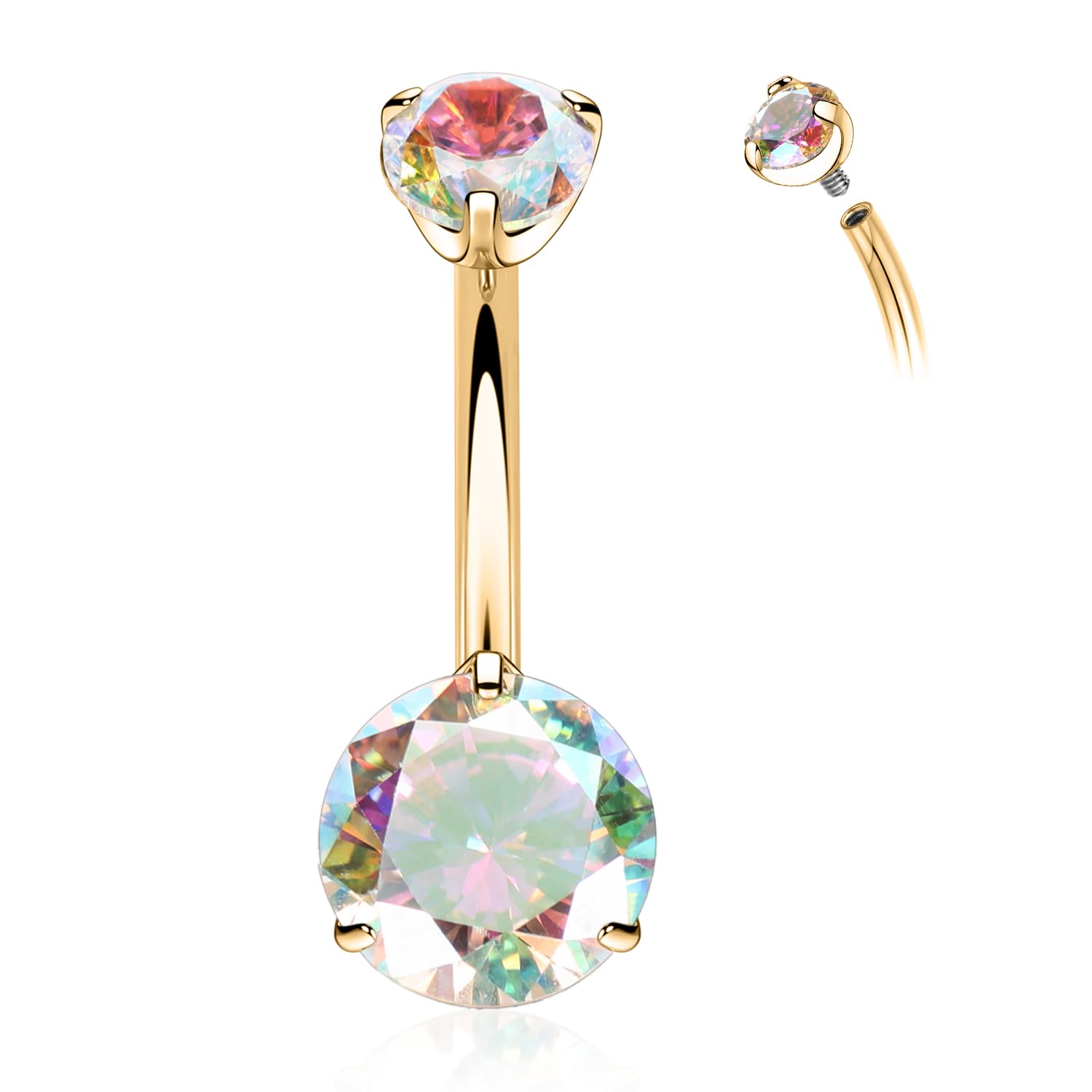 GAGABODY G23 Titanium Belly Button Ring