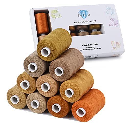 Simthread All Purposes Sewing Thread (Brown Series) – BigaMart