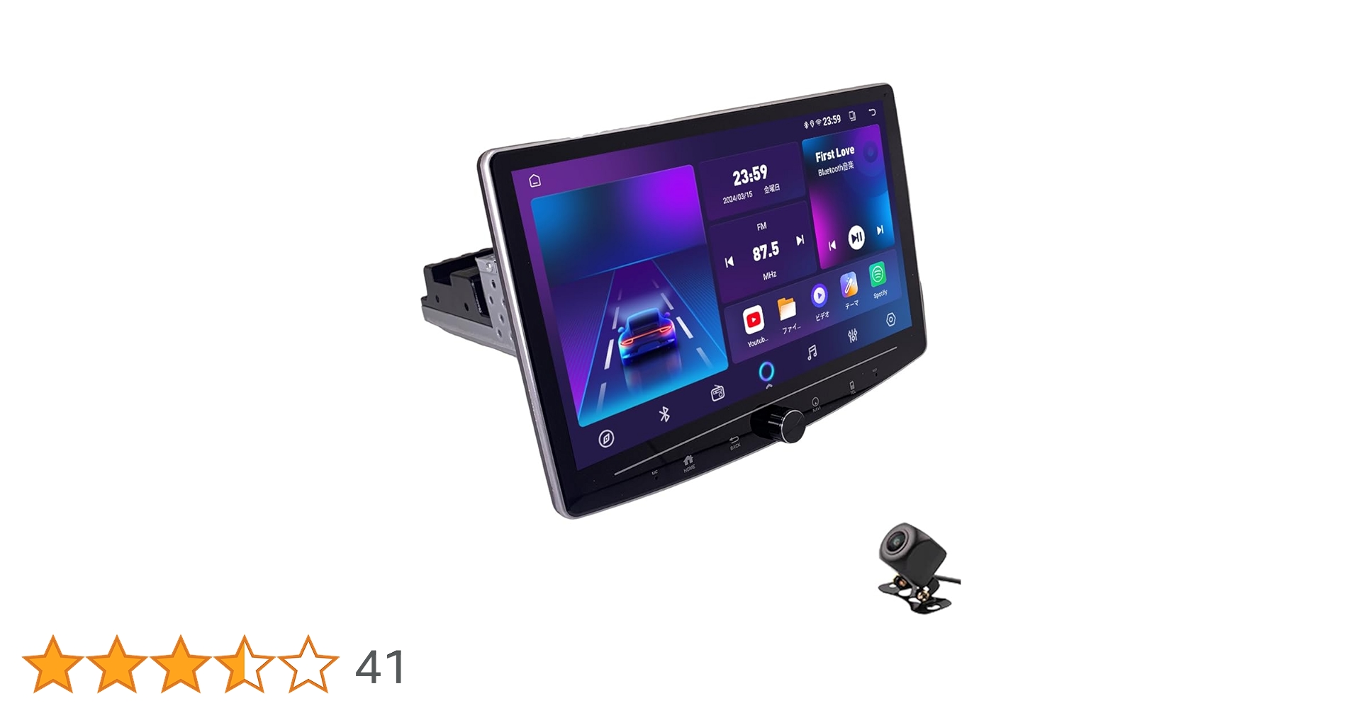 N10T2 Androidカーナビ10インチ大画面角度調整可2+32G 1DIN N10T2 Androidカーナビ10インチアンドロイドナビ ブルートゥース 1DIN