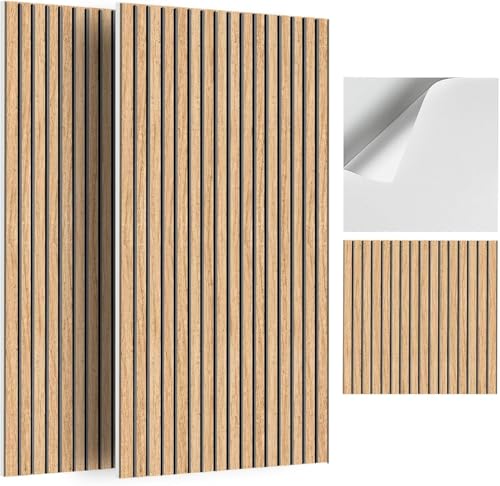 吸音材 230kg/m³ 高密度 吸音ボード 吸音パネル 毛毡製 防音対策 3Dリブ加工 粘着式 スタジオ 自宅 オフィス用 室內裝飾(60x60x1cm 6枚 ラスティックオーク柄 )