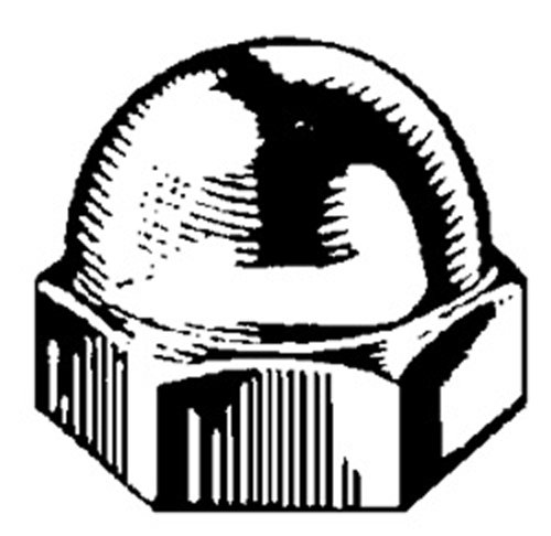 25 6-32 Acorn Nuts 18-8 Stainless Steel