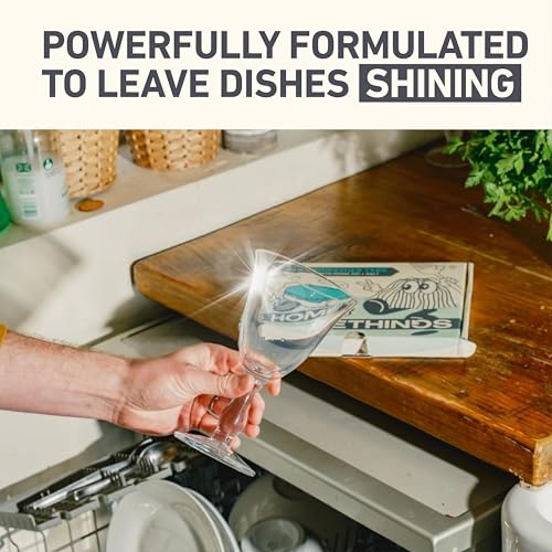 Homethings, 40 Dishwasher Tablets, Highly Effective 3-in-1 Cleaning, No Toxic Chemicals, Vegan & Cruelty-Free, No Animal Testing, Made in EU - Image 6