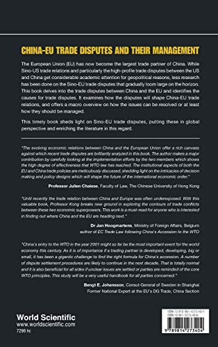 China-Eu Trade Disputes and Their Management
