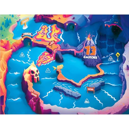 Megableu - 13 CASTORS - Jeu de société - Jeu Famille - Jeu de Plateau - 2 à 6 Joueurs - A partir de 7 Ans