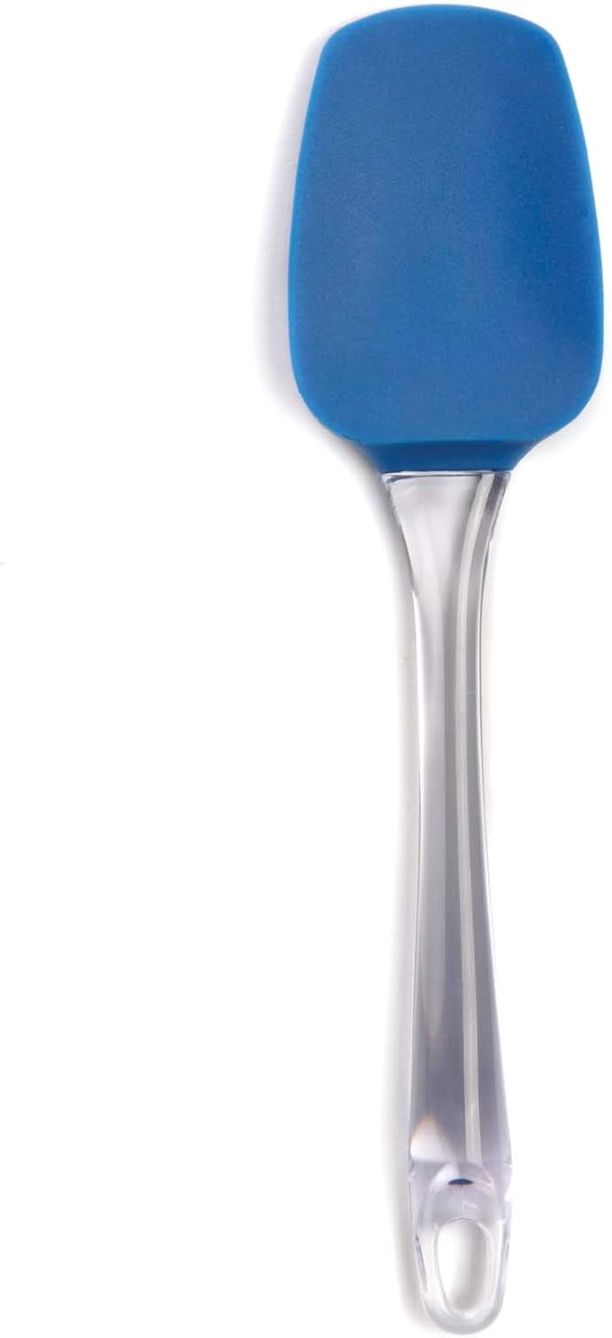 Norpro Silicone Scoop Spatula, Blue, One Size, As Shown