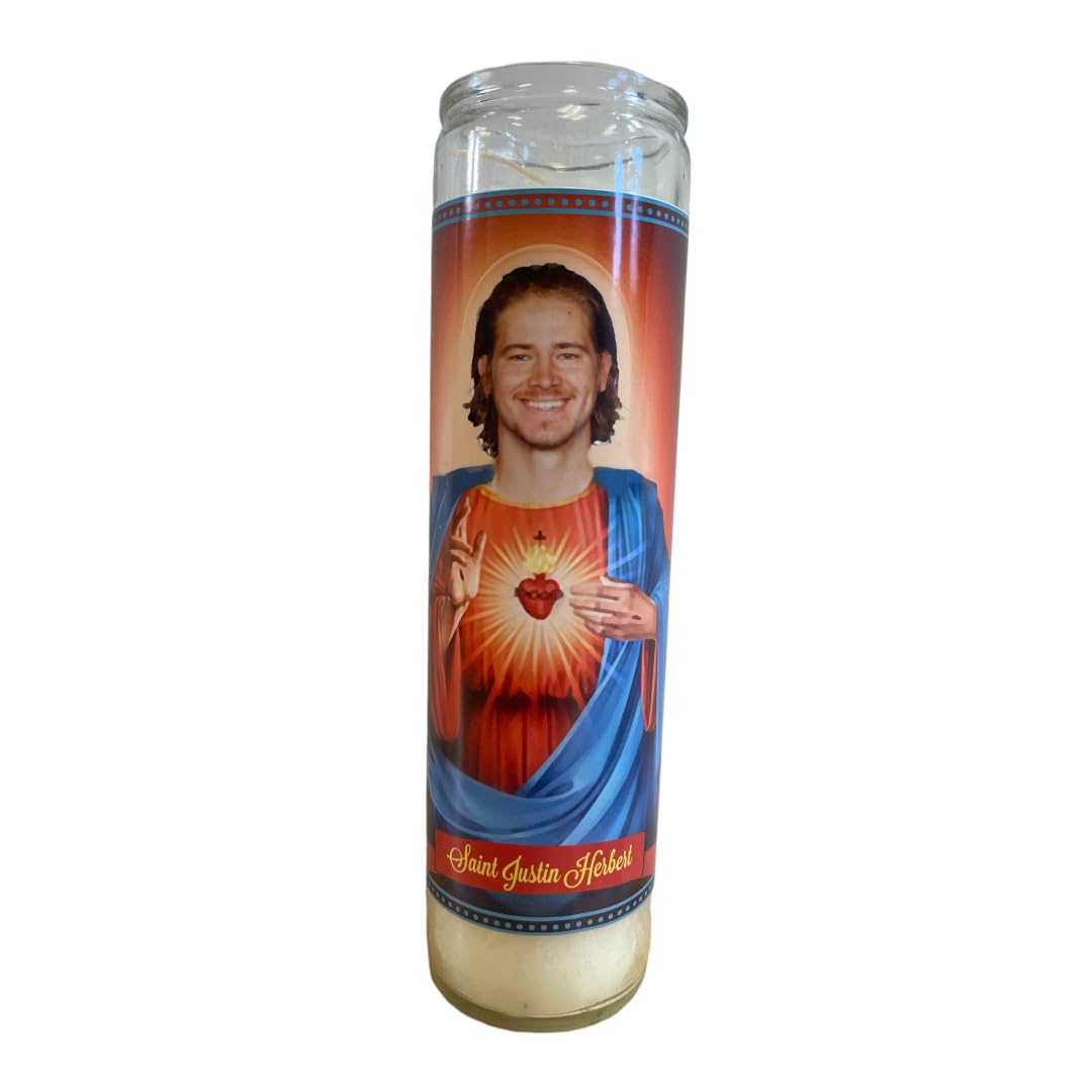 Justin Herbert Devotional Prayer Saint Candle