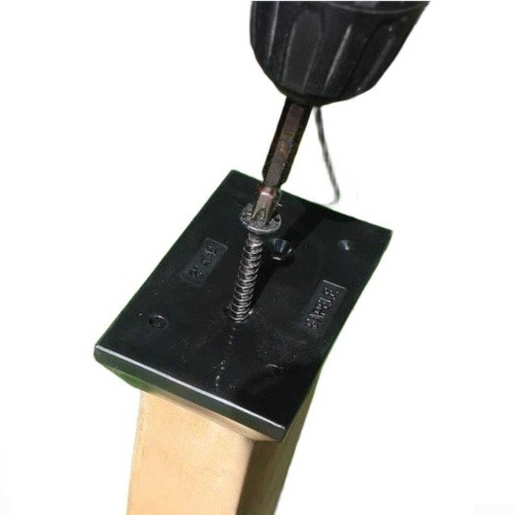 Base Anclaje Poste 20 Unidades Exterior Base Anclaje Poste 20(20) | Nylon , color negro, para ideal clima húmedo, evita , uso exterior