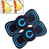 TenTon Electric Breast Massage Pad - Electric Pad Electric Breast Enhancer Massager Chest Frequency Vibration Massage Elektrisches Brustvergrößerung Massagegerät Mit 6 Modi - 2 Stück (Aufladen)