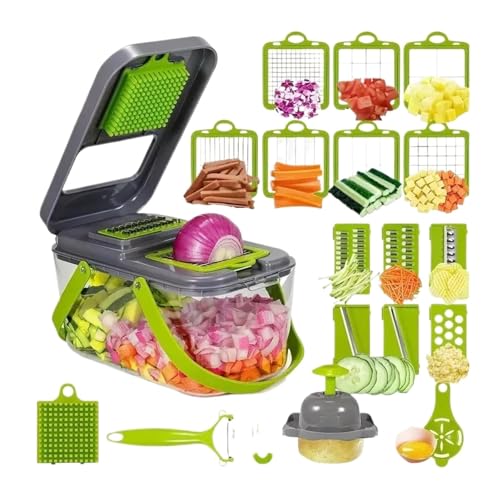 Cortadora manual 22 piezas para cocina miniatura 1