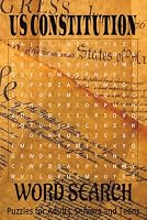 US Constitution inspired word search book.: Book is 6 X 9 inches,110 pages with 55 Puzzles and 495 words with mostly easy to read print. Each puzzle ... vertically, diagonally, forward, or backward. B0F66H59VK Book Cover