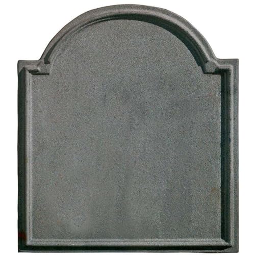 LUNA WAY CAST IRON - Plaque de Cheminée en Fonte | Stocke et Réflète la Chaleur | Durabilité | Protection et Esthétique | Installation Facile, Gris, 40 x...