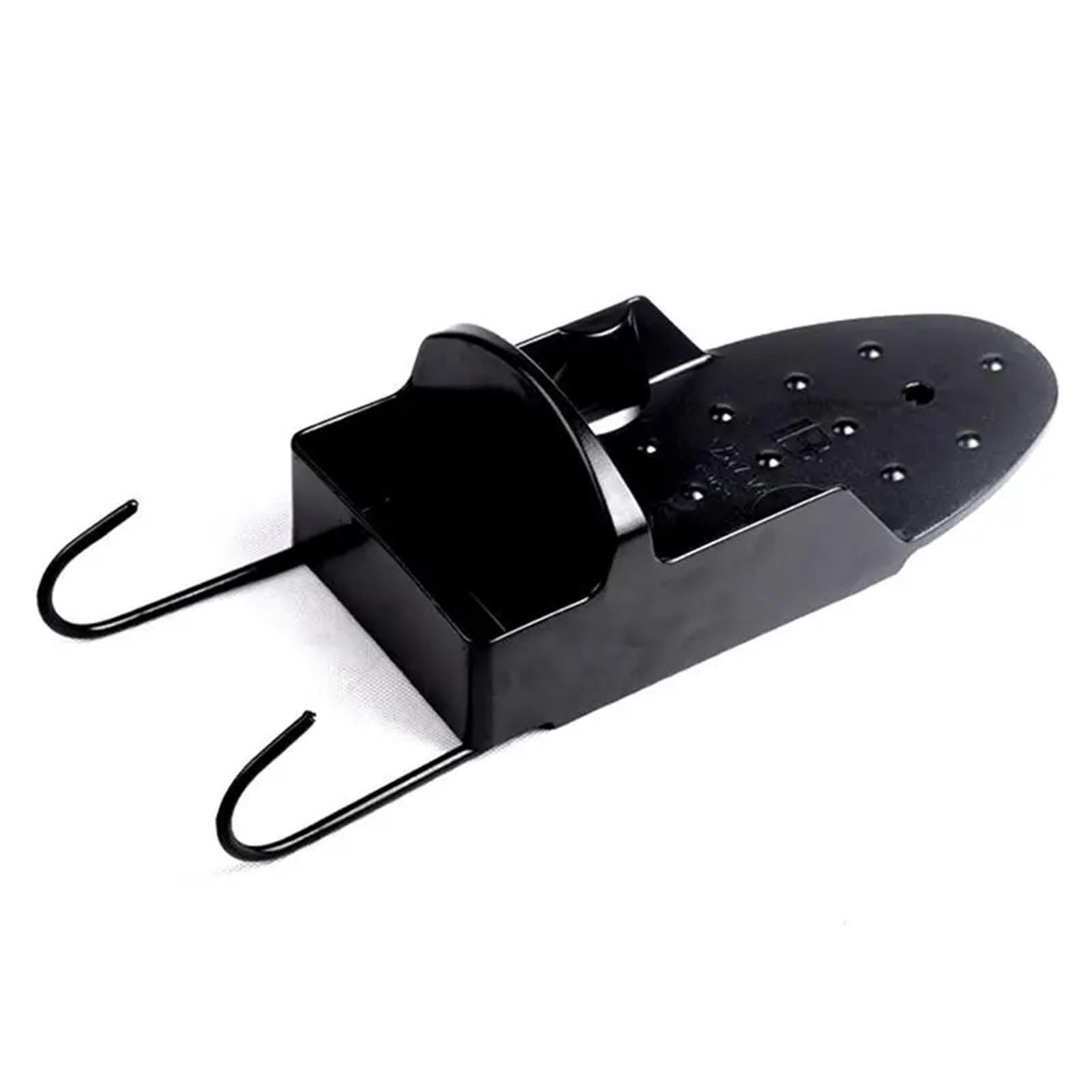 Supporto for ASSE da Stiro Montato a Parete for Porta Hotel Ferro Elettrico for Uso Domestico Appendiabiti for asciugacapelli per Lavanderia | Black