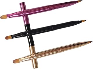 Beaupretty 3pcs Lip Brush Retractable Apply M...