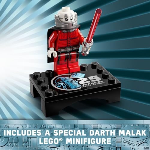 LEGO Star Wars R2-D2 Building Toy Set - Play or Display Star Wars Toy for Boys & Girls, Ages 10+ - Gift Ideas for Kids & Fans - Includes 25th Anniversary Darth Malak Minifigure - 75379 - 5